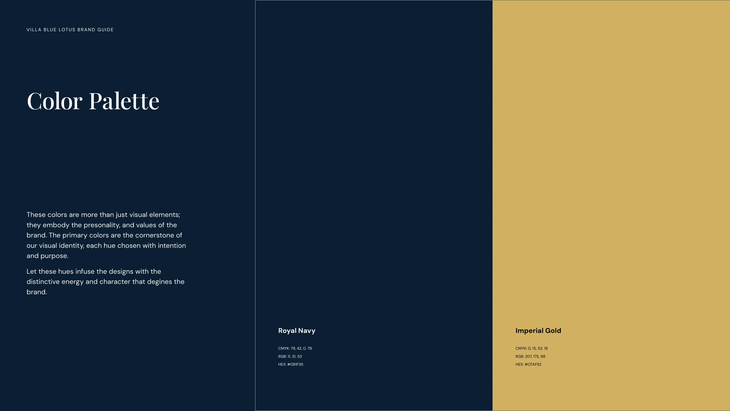 Villa Blue Lotus brand identity 5